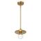 Hello Honey® Daisy Brushed Gold Mini Modern Exposed Bulb Metal Ceiling Light